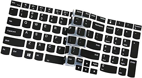Image of iFyx Silicone Keyboard Skin Cover for Lenovo ThinkPad E16 E15 P16 P16s P16v P15V L15 T16 15.6 Inch Laptop Keyboard Cover (Black)
