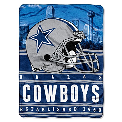 Officially Licensed NFL Dallas Cowboys "Stacked" Silk Touch Throw Blanket, 60" x 80"
