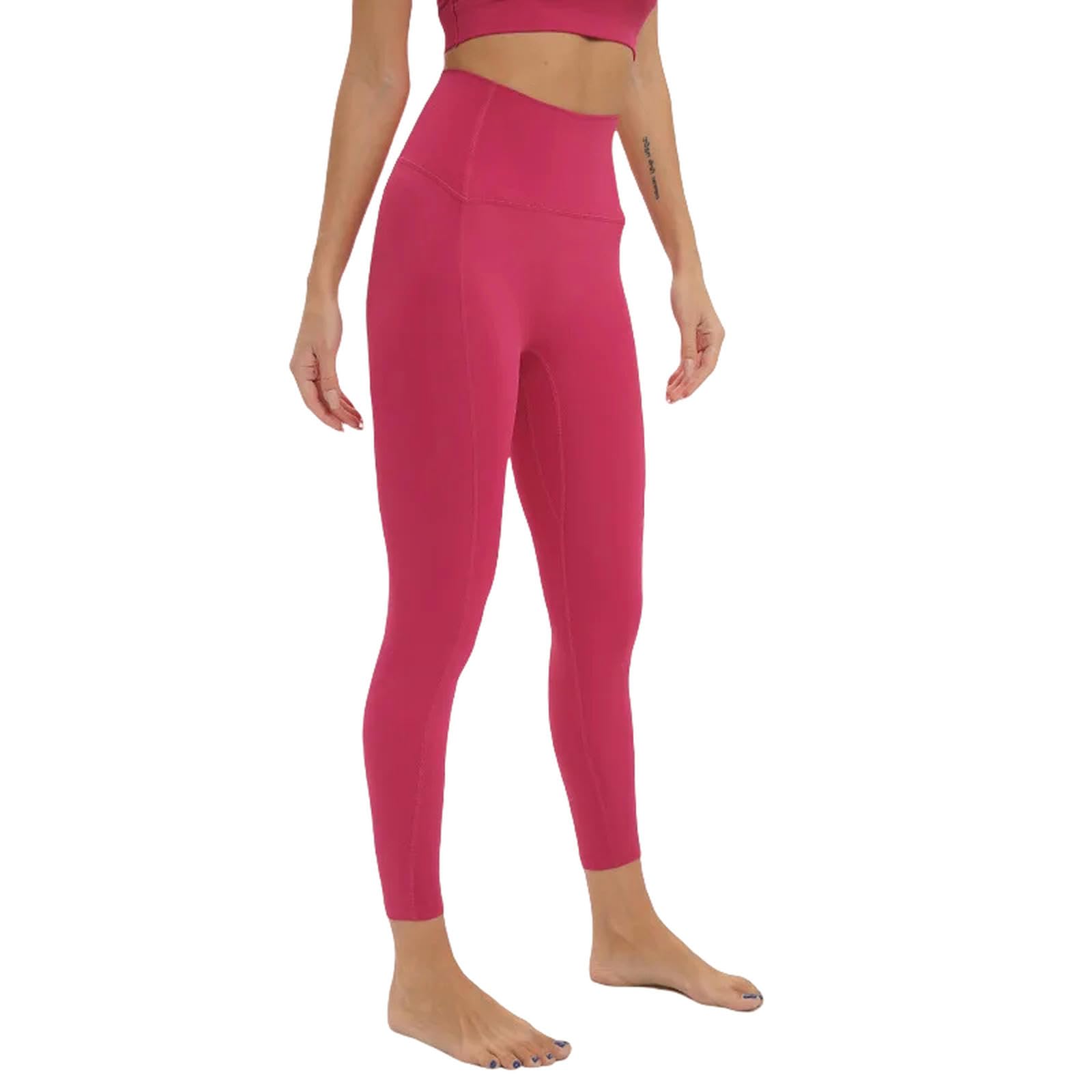 Legginsy dla kobiet z Wielkiej Brytanii damskie z wysokim stanem brzoskwiniowe obcisłe legginsy do jogi dziewięciopunktowe legginsy fitness ćwiczenia sportowe spodnie