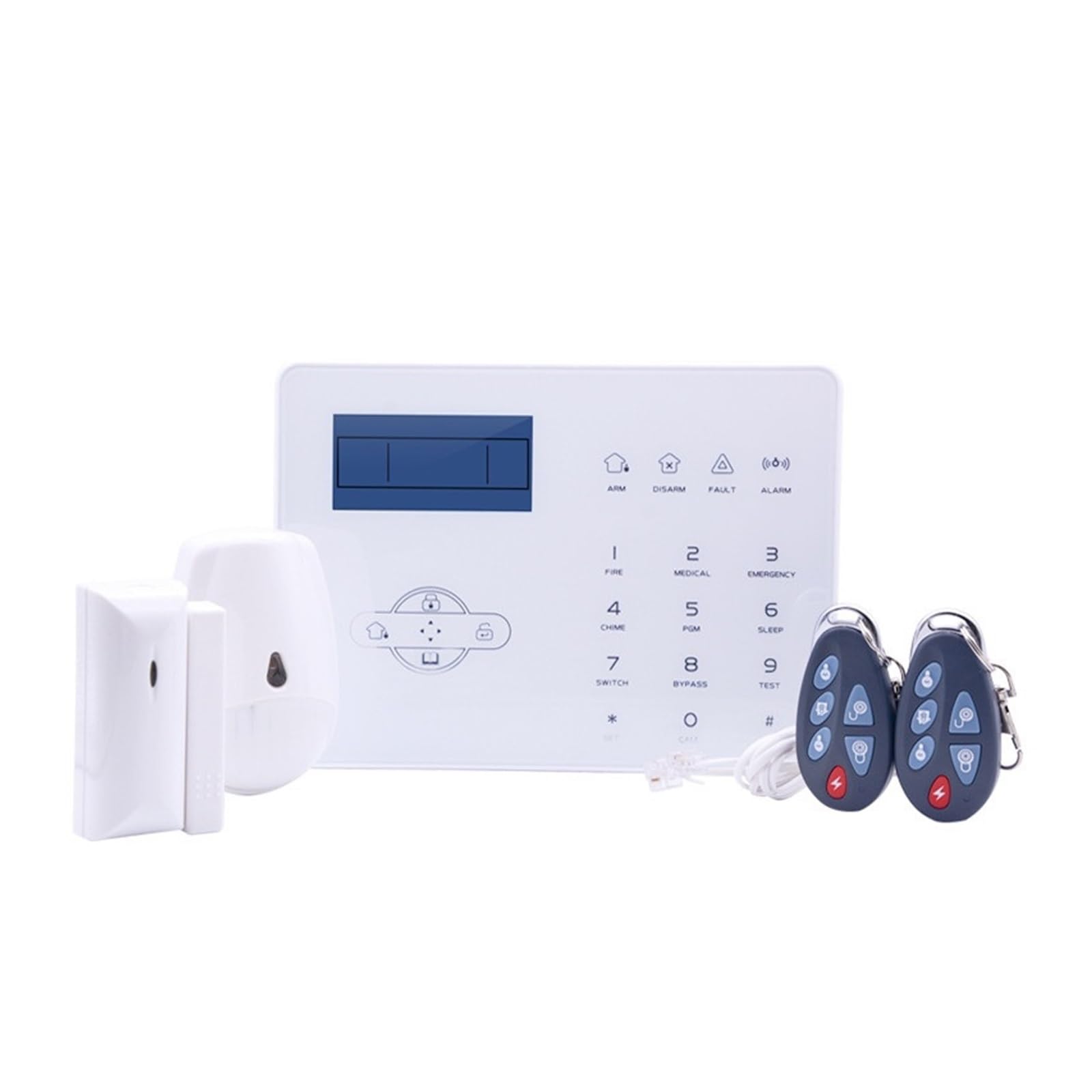 Système d'alarme Alarmes De Sécurité Intelligentes À La Maison D'alarme sans Fil De avec Le Système D'alarme D'intrusion D'écran Tactile Zéro taux de Faux positifs