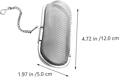 Miniatura 6 de Cabilock Bola de condimento de acero inoxidable, infusor de té de malla metálica, infusor de bola de té, infusor de té de acero inoxidable, bola de