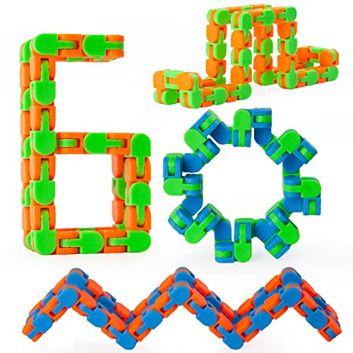 ZCOINS 4 Stück 48 Links Wacky Tracks Snap and...