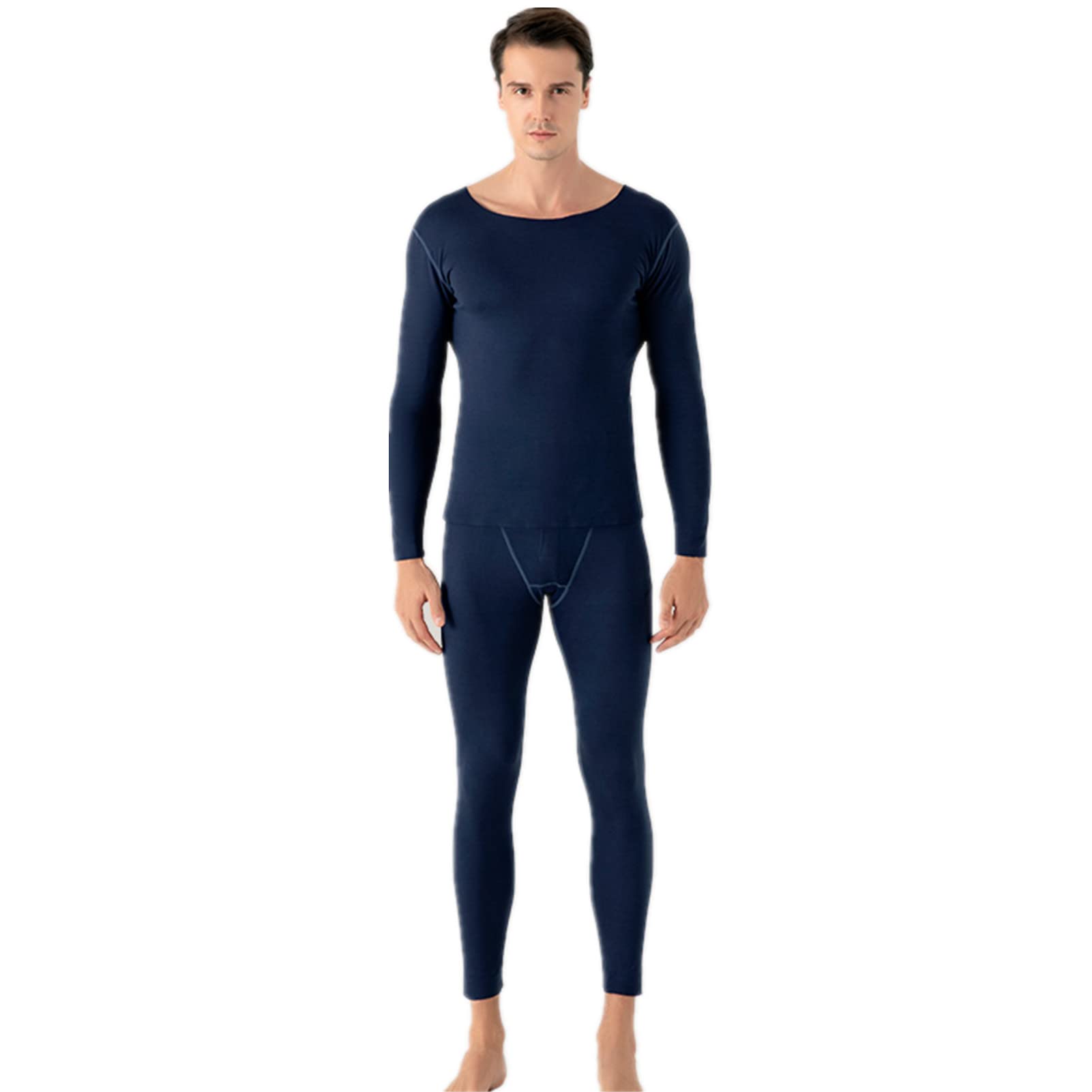 Thermal Underwear Set Base Layer Long Sleeve Top Ultra Soft Long Johns,Lined Thermals Leggings for Winter Workout Unisex