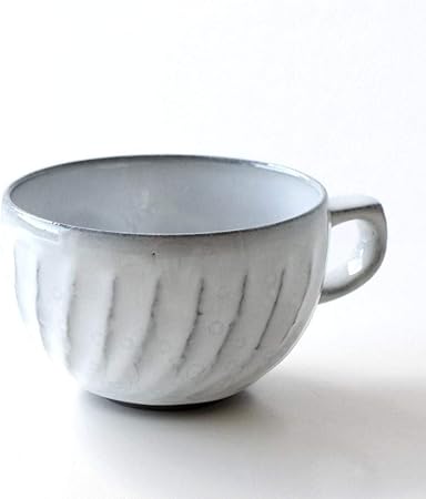 Amazon スープカップ おしゃれ 磁器 かわいい マグカップ カフェ 和モダン 日本製 波佐見焼 焼き物 ねじり縞スープマグ B ノー ブランド品 スープカップ 通販