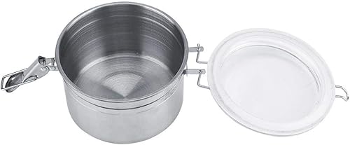 Miniatura 10 de Recipiente hermético de acero inoxidable para cocina, harina grande, café, granos de té, cereales, azúcar, galletas, recipientes metálicos para