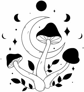Shroom Moon Poster Print - Studio XYZ 18 x 24