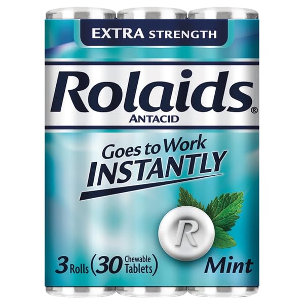 Rolaids Antacid Extra Strength Mint 30 Count