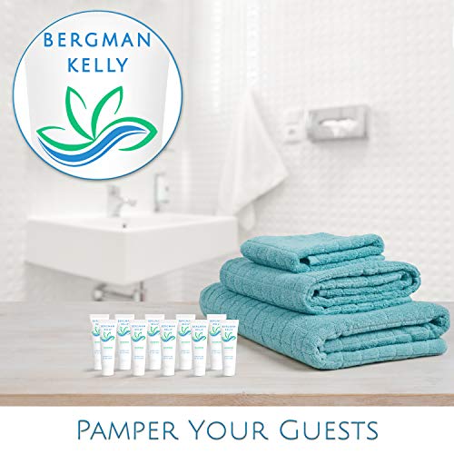 BERGMAN KELLY Travel Size Hotel Shampoo (0.5 fl oz, 100 PK, White Tea), Delight Your Guests with Revitalizing and Refreshing Shampoo, Quality Mini & Small Size Guest Amenities Hotel Toiletries in Bulk - Thumbnail 2