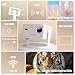 Magcubic Mini Beamer 4K mit Native 1080P Full HD & 400 ANSI Lumen, Android 14 Portable Projektor ideal für WM, WiFi 6 BT 5.4, 180° drehbar, HDMI USB, Heimkino Outdoor Indoor Camping L018