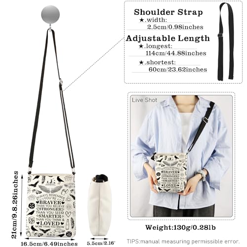 CMNIM Dark Romance Book Series Merch Hood Book Lover Crossbody Bag Gifts for Romance Book Reader Gifts4