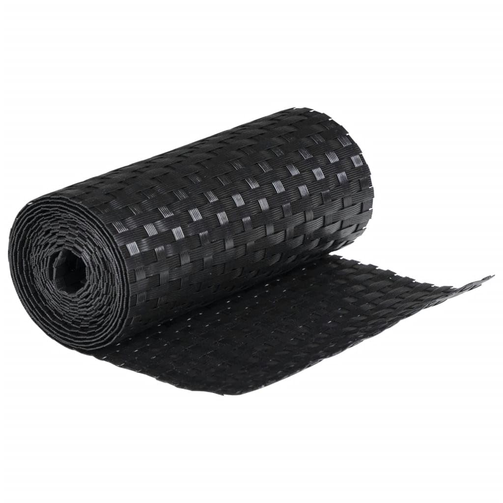 Générique Paravents de Balcon 10 pcs Noir 255x19 cm résine tressée,Quincaillerie,Clôtures & barrières,Panneaux de clôture,Noir,3.81 KG,156319