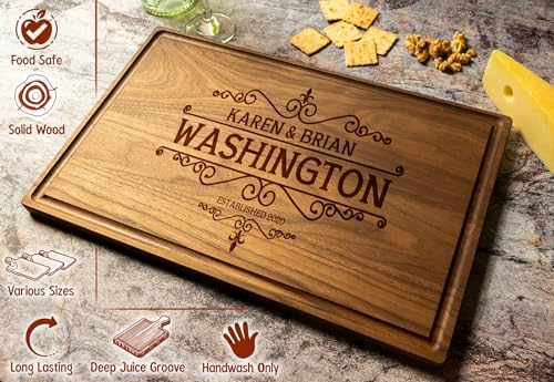 Tabla de cortar rectangular de madera personalizable miniatura 3