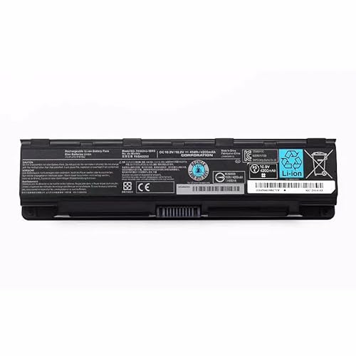 Uniamy laptop Replacement PA5109U-1BRS PA5110U-1BRS Battery Compatible With TOSHIBA Satellite C50T C55 C55D C55DT C55T PA5108U-1BRS PABAS271 PABAS272 PABAS273 10.8V/11.1V 4400mAh