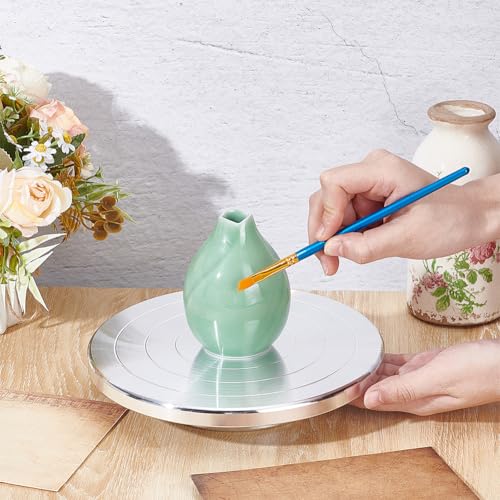 Roue de poterie en aluminium de 7,8 cm avec roulement à billes de précision - 4