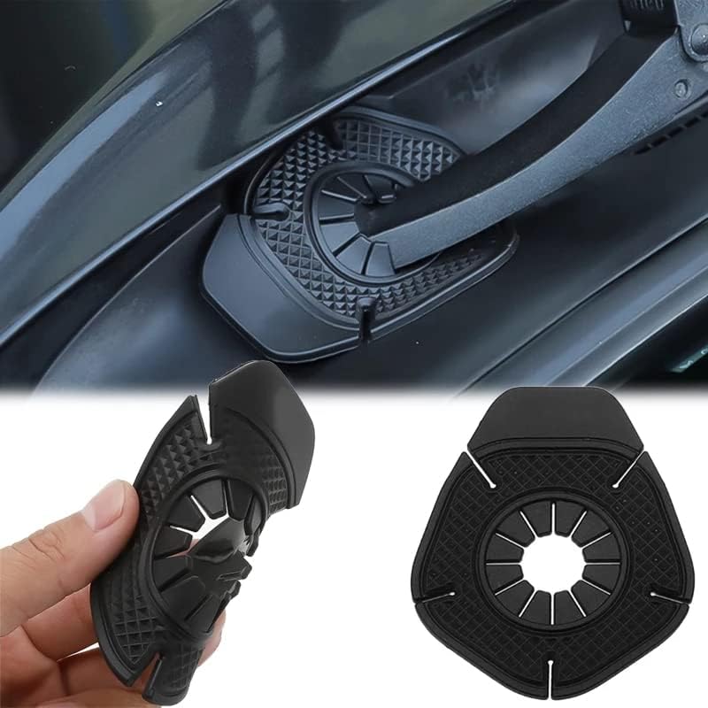 Paquete de 2 fundas protectoras de silicona para agujeros de limpiaparabrisas de automóvil, a prueba de polvo, adecuadas para varios tipos de fundas