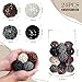 DomeStar 24PCS Brown Decorative Balls for Bowl Centerpiece, 2 Inch Rattan Balls Bowl Fillers Decor - Wicker Twig Orbs Spheres, Wedding Home Vase Table Decor