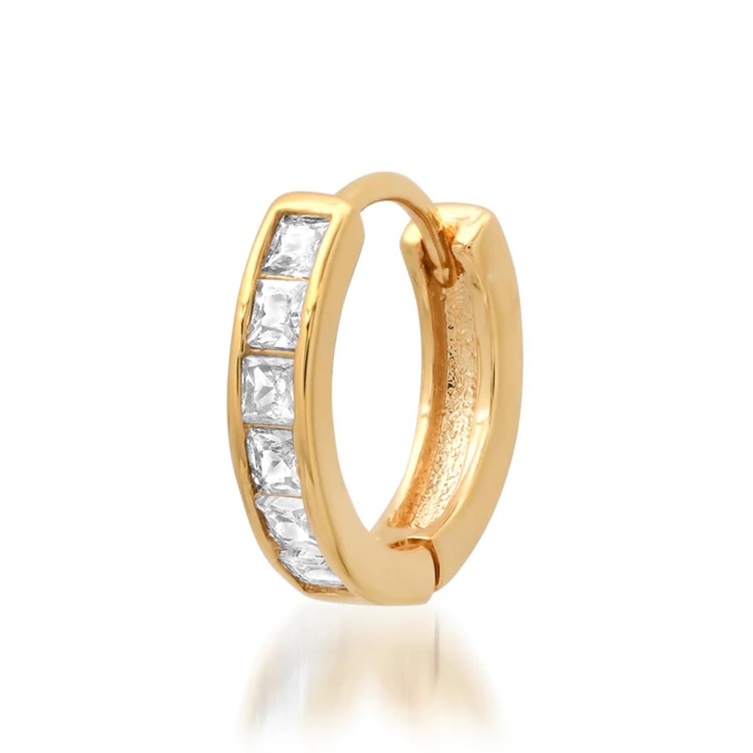 FASHIONS Gold Crystal Stone Piercing Ring Nose Pin Pierced Hole Type Nosepin for Women & Girls-image-32