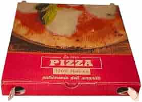 200 Scatole Pizza Da Asporto 29x29x3.5 Cm - Cartone Riciclabile Per Alimenti - Foto 4