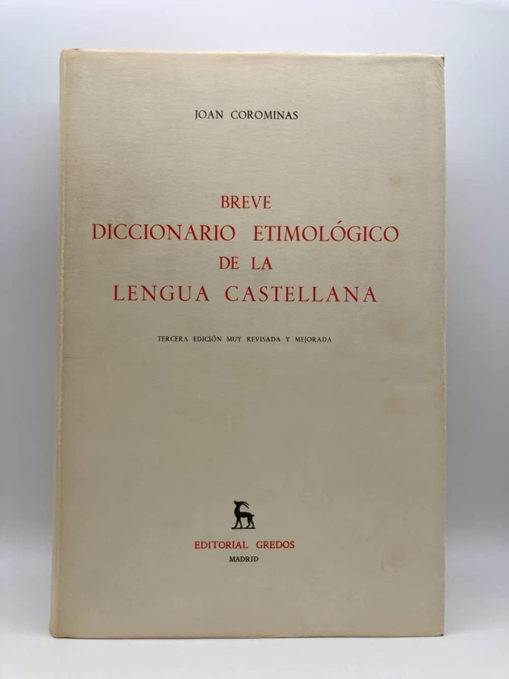 Breve diccionario etimologico lengua cas: 010