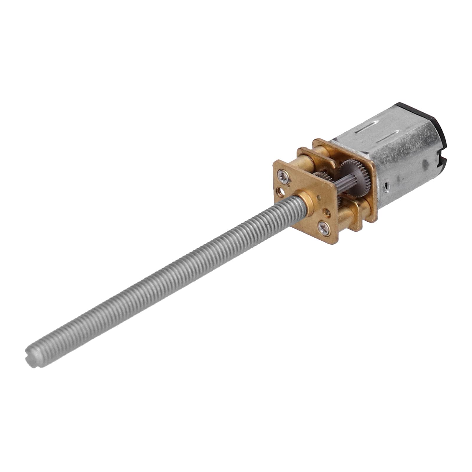 Drehzahlreduzierungsmotor, DC 6 V Lineargetriebemotor, Elektrisches Leitspindelgetriebe M4 X 55 Mm, 180 U/min, Motor mit Gewindeausgangswellenführung, Linearbewegungs-Leitspindeln