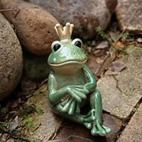 Amazon.co.jp: JAnjiaLxY カエルの置物 陶器 招福 タイプ3 動物 雑貨