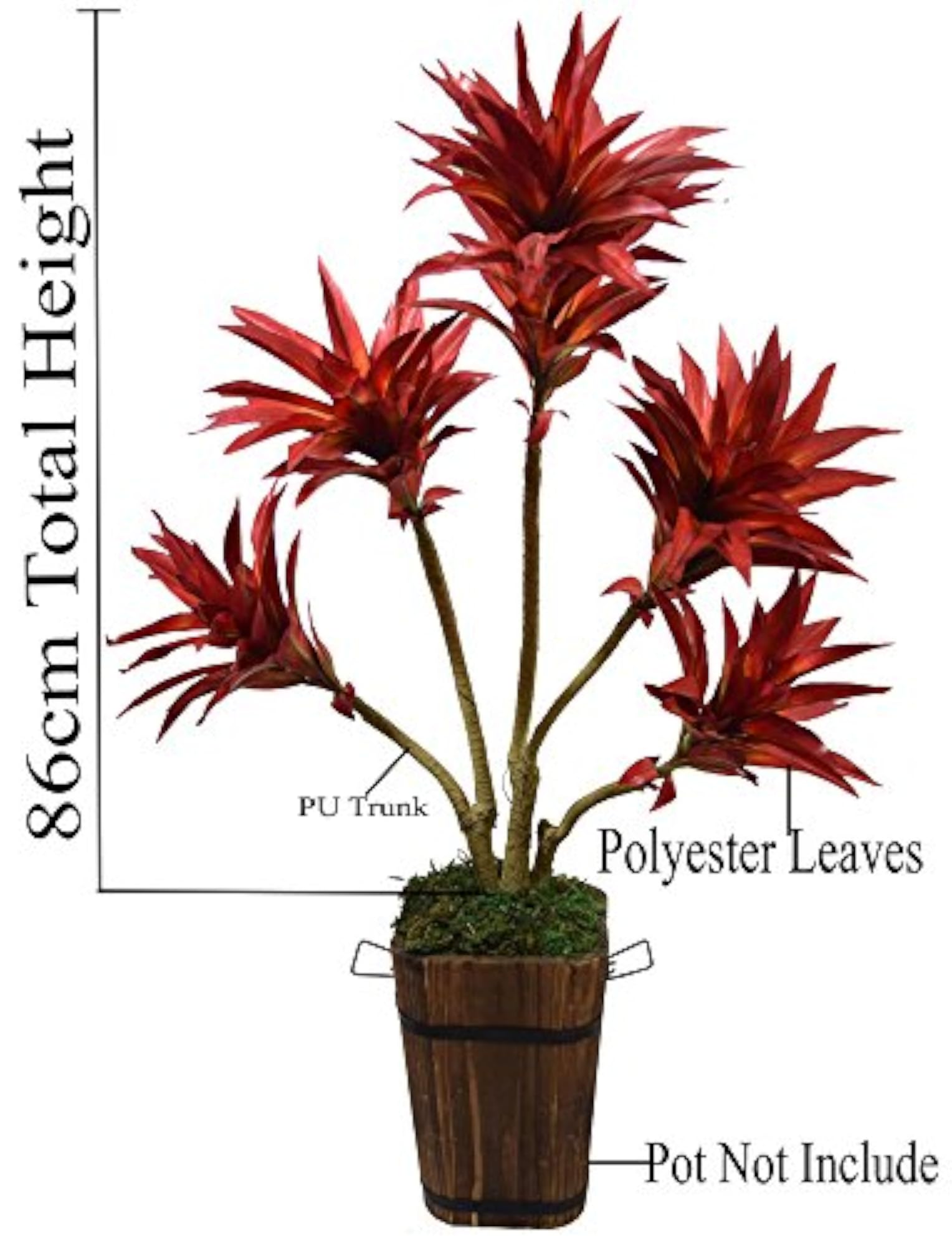 86cm Tall Decorative Artificial Dracaena Plant