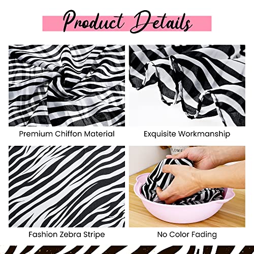 TXIN Multi-Usage Lightweight Women Long Prints Shawl Zebra Large Stripe Scarves3