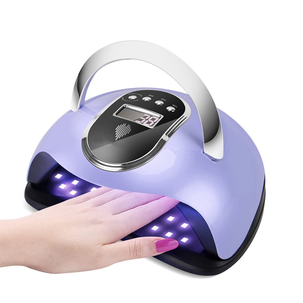 FAXIOAWA Kit Lampada per Unghie a LED Lampada polimerizzante per Gel Asciugatore per Smalto Gel Trapano per Unghie con Accessori Luce per Unghie ad Alta Potenza