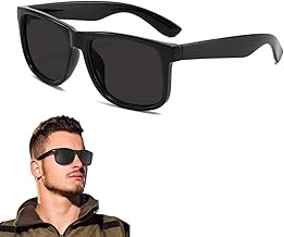 Men's and Women's Square Polarized Sunglasses, Classic Retro Rectangular, Fashion Vintage Glasses, Protection Classic Style, for Driving and Travelling