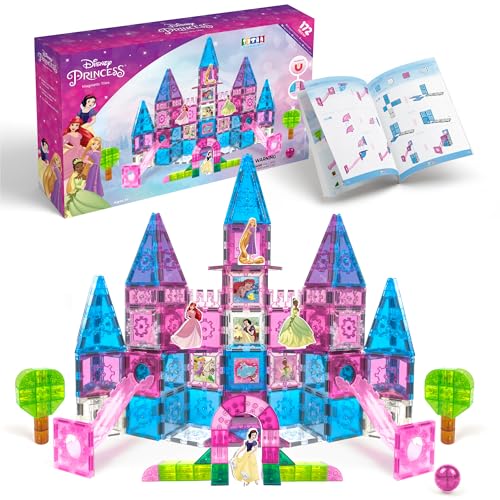 Tytan Disney Princess 172-Piece Magnetic Tiles Castle Set with Marble Run — view 6