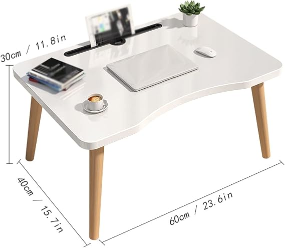 Small Side Table Coffee Table Modern Creative Artisan Manship Bay Window Tea Table Desk, Industrial Cocktail Table for Bedroom Living Room Small Coffee Table Color : White
