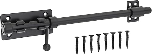 Miniatura 12 de Pestillo de puerta de perno deslizante, cerrojo de acero inoxidable 304 de 6.3 pulgadas con orificio de candado de 0.394 pulgadas, cerrojo de 0.55