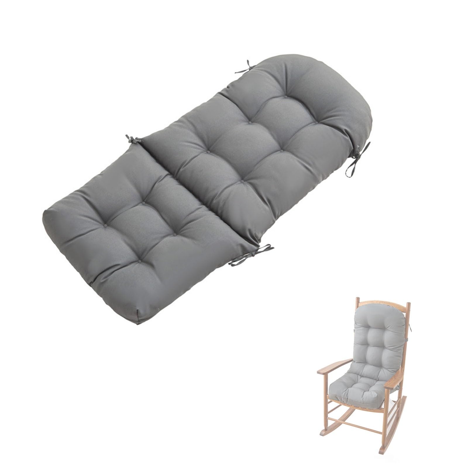 Cojín para muebles de patio gris oscuro ideal para terrazas exteriores