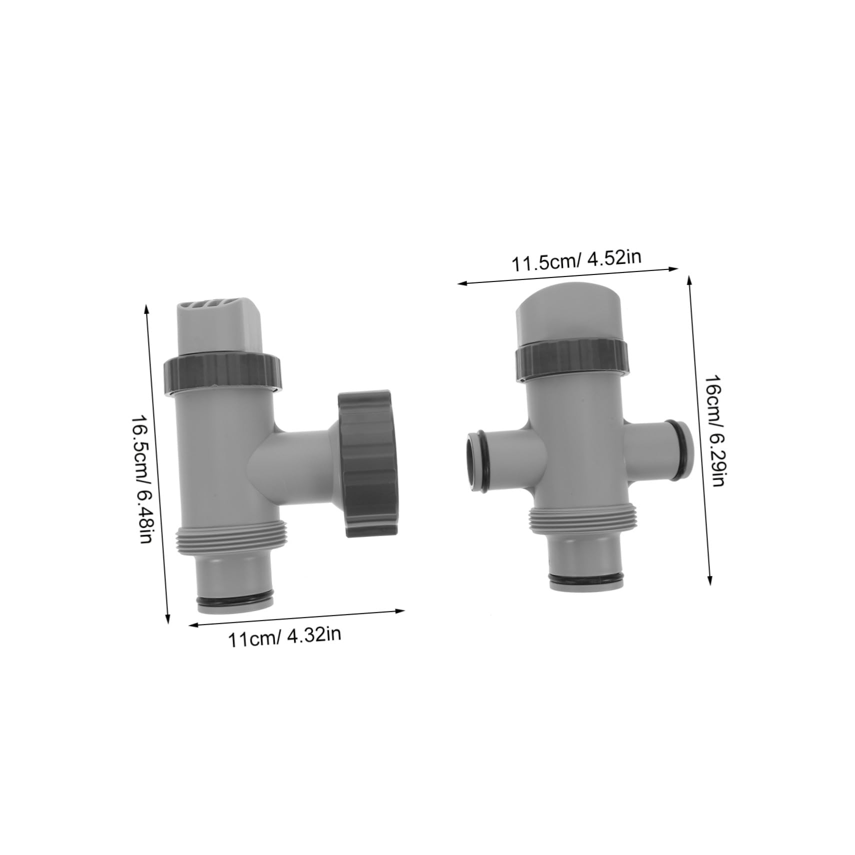 BESTonZON Válvula De Émbolo para Piscinas Válvula De Émbolo para Manguera De Piscina Piezas Y