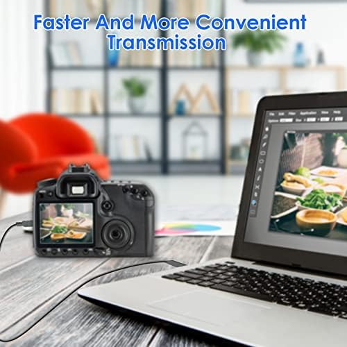 Mini USB to Type C Cable,1M USB C to Mini B High Speed Adapter Data Sync Charging Lead Cord Cable Compatible with Digital Camera MP3 Player MacBook Air iPad Pro Lenovo Yoga HP Dell XPS