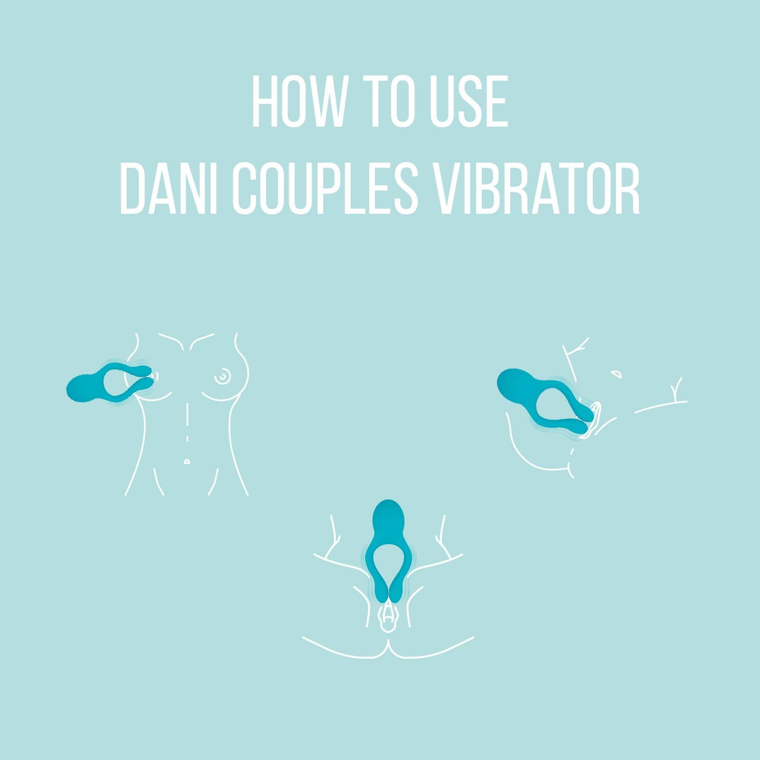 Vibradores de pareja marca cala azul Cala Azul - Dani Couples Toy