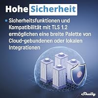 Shelly Pro 4PM - WLAN & LAN Smart-Relais-Schalter, 4 Kanal, Einphasig, 16A, Verbrauchsmessung, Beleuchtung & Heizung Fernbedienung, Hutschiene, Heimautomatisierung, Kein Hub Erforderlich – Ansicht 7