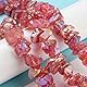 PONABEADIY 1 Box 71 Stück Rote Quarzsteinsplitterperlen Mit Löchern Galvanisiert Zerkleinert Natürlich Unregelmäßig Chakra Edelstein Kristall Lose Kiesperlen Für Die Schmuckherstellung Armbänder Ohrri