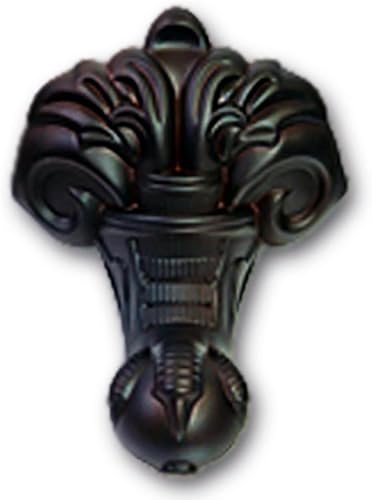 Miniatura 3 de Bañera de acrílico independiente de 67 pulgadas sin agujeros para grifo y pies de bronce aceitado, "Miller"