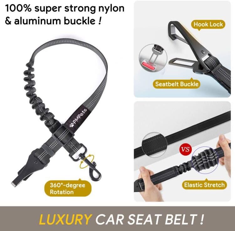 Miniatura 9 de Asiento de automóvil para perros pequeños de alta calidad, asientos de automóvil impermeables para perros pequeñosmedianos, asiento para mascotas