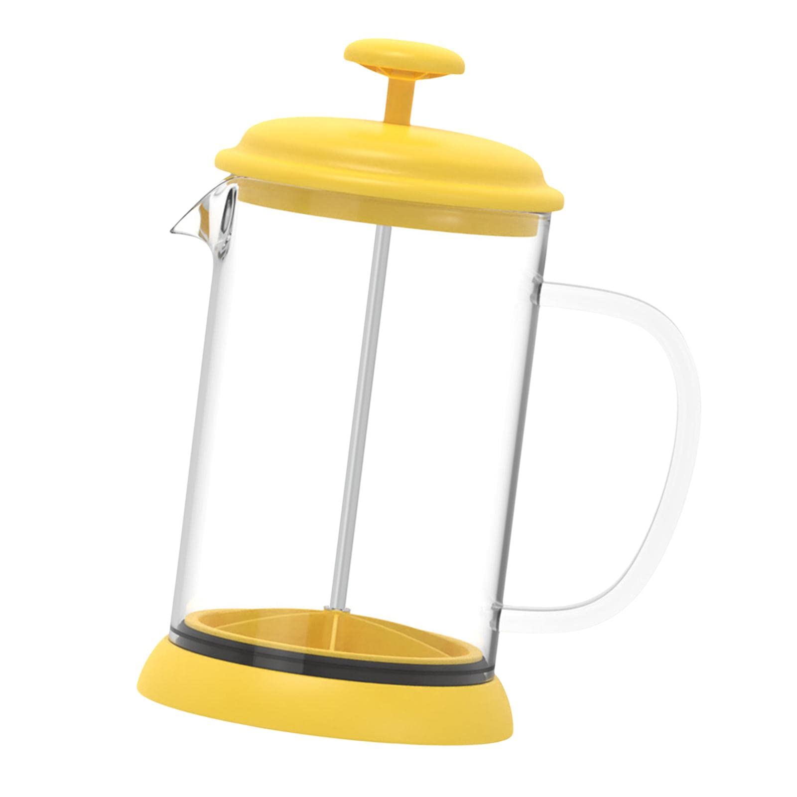 BNF Glass Coffee Maker Pot with Filter Heat Resistance Heat Resistant for Travel Yellow | Home & Garden | Kitchen Dining & Bar | Small Kitchen Appliances | Coffee & Tea Makers | French Presses