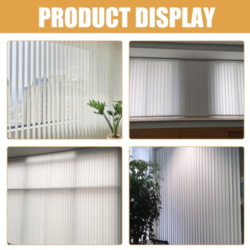Lamas de persianas verticales de PVC resistentes para ventanas y cortinas 7