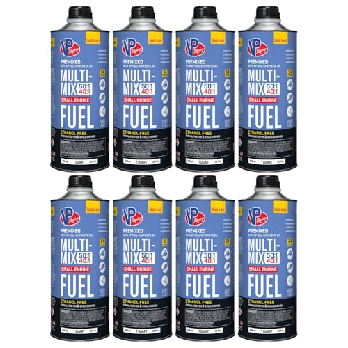VP Racing Fuels 6635 Fix-It Fuel Fixes Poor or Non-Running 2-Cycle and 4-Cycle Small Engines (SEF) - Quart (8 Pack)