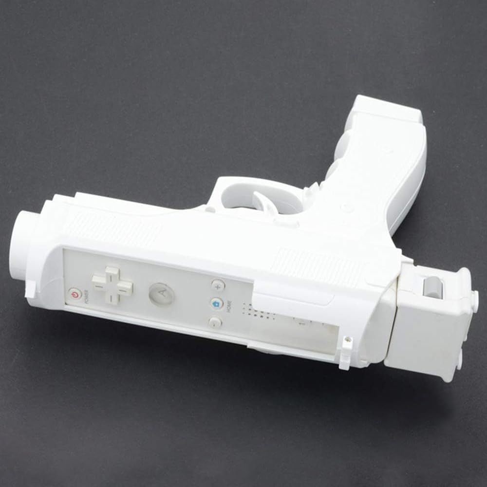 OSTENT Light Gun Pistol Shooting Sport Videogioco compatibile per Nintendo Wii Remote Controller Confezione da 2