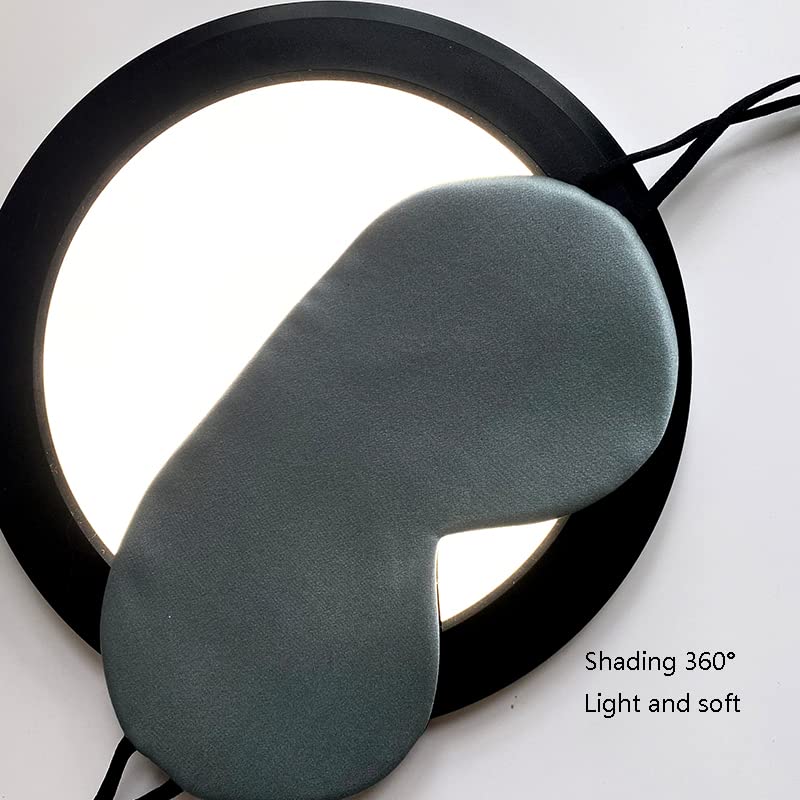 Máscaras para dormir Zero Eye Pressure Blackout pa Máscara de ojos de doble cara con sombreado de seda morera for dormir, transpirable
