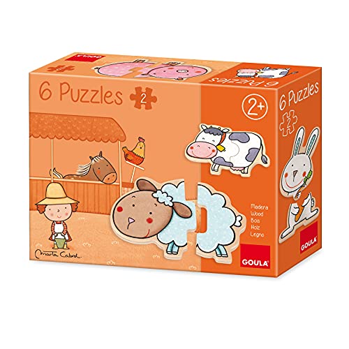 Goula- Bambini Puzzle, Multicolore, 53434