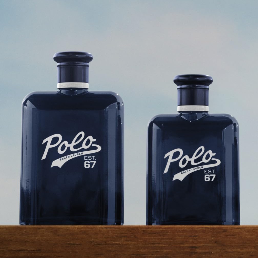 Ralph Lauren Polo 67 Eau de Toilette Uomo, Profumo Uomo Legnoso e Agrumato, Note di Bergamotto, Ananas Succoso, Vetiver e Patchouli, A Lunga Durata, Profumo di Lusso da Uomo