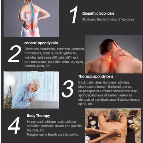 Manual Massager Chiropractic Adjusting Tool,6 Levels Spinal Massager Portable Correction Tool for Adjust Vertebrates Thoracic Scoliosis Spine Chiropractor Kit Back Massage Body Relax Tool (#2) 1