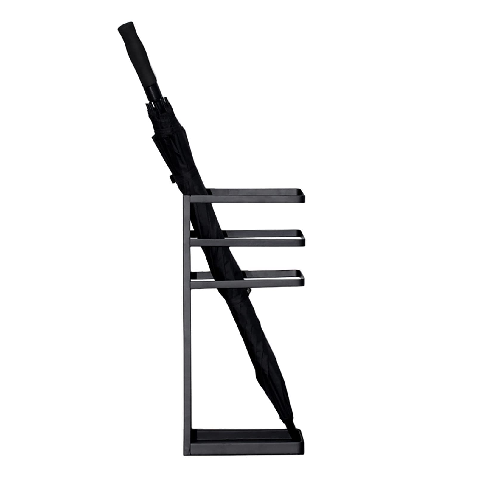 Porte-parapluie minimaliste en métal pour entrée de maison et bureau