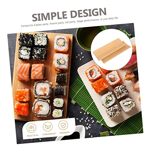 Plato para Sushi Tradicional Japonés de Bambú miniatura 6